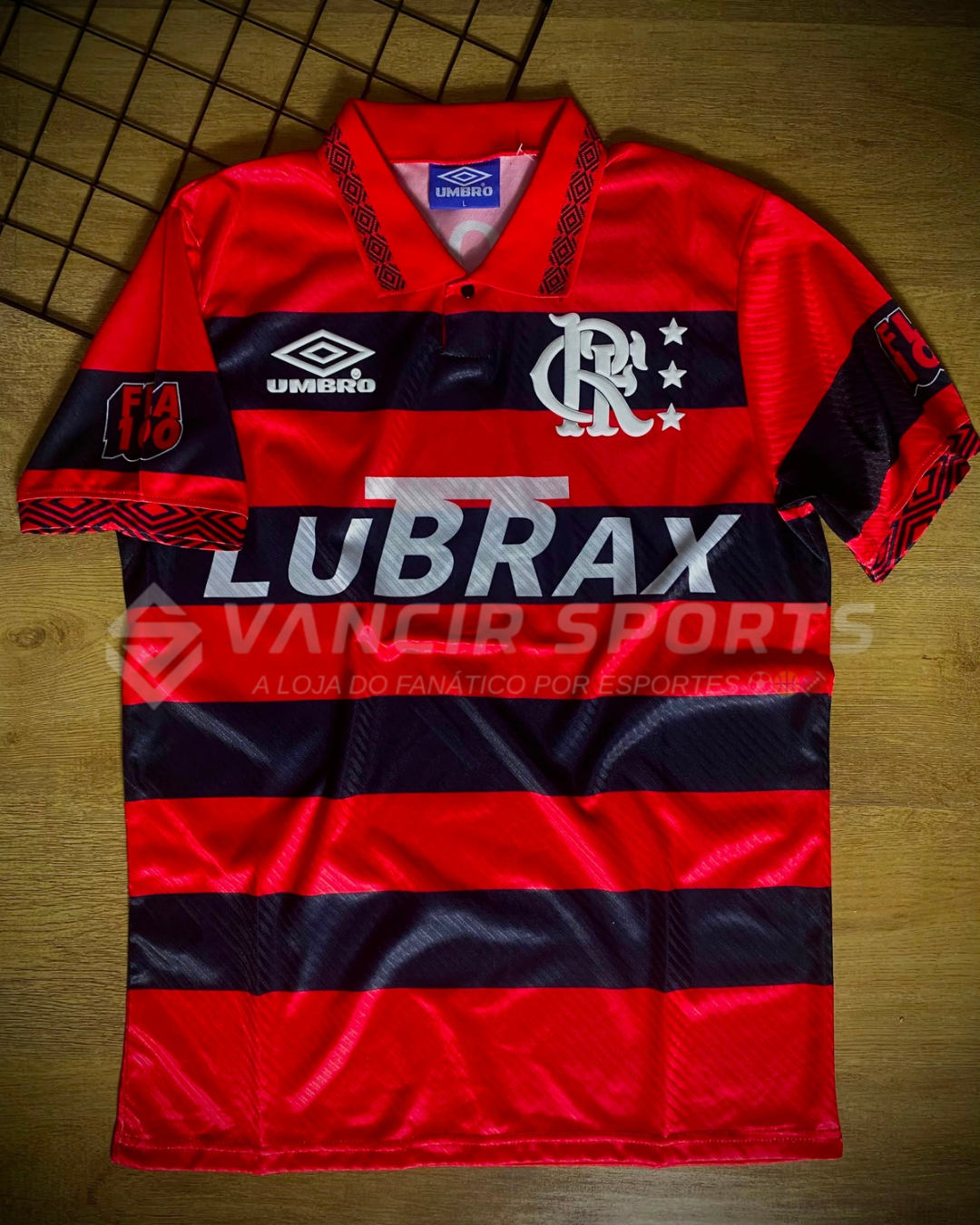 Camisa Flamengo Retrô 100 anos - Pronta entrega