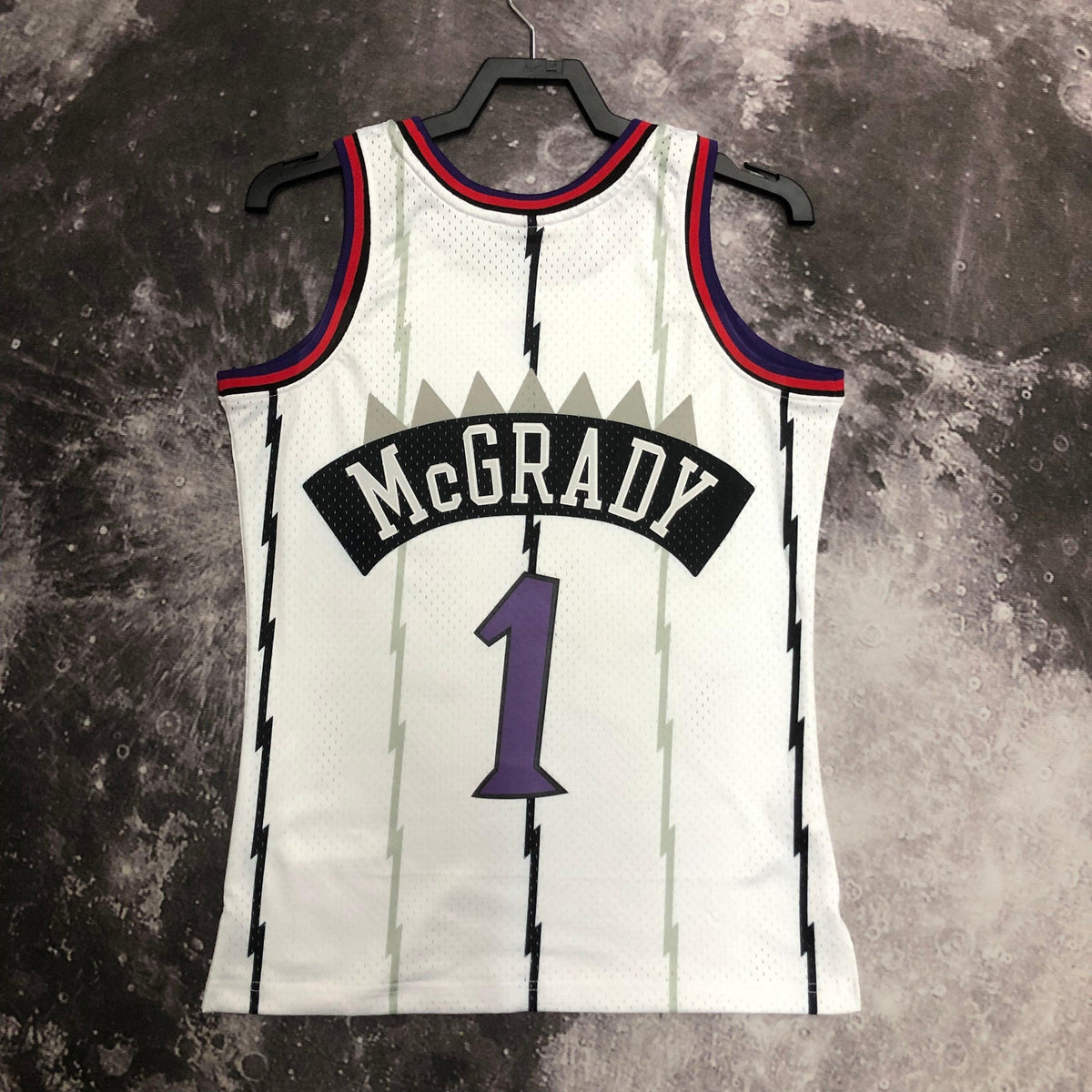 Regata Swingman Toronto Raptors Mitchell & Ness Hardwood Classics 1998/99 Branca- Tracy Mcgrady - Pronta entrega