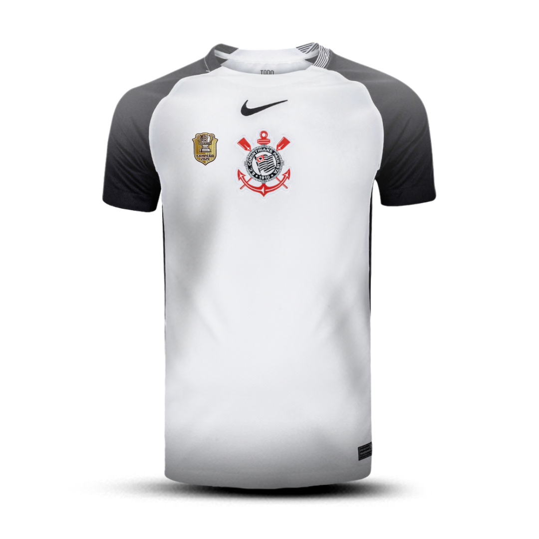 Camisa do Corinthians Home - 2025/26 com Patch de Campeão Copa do Brasil