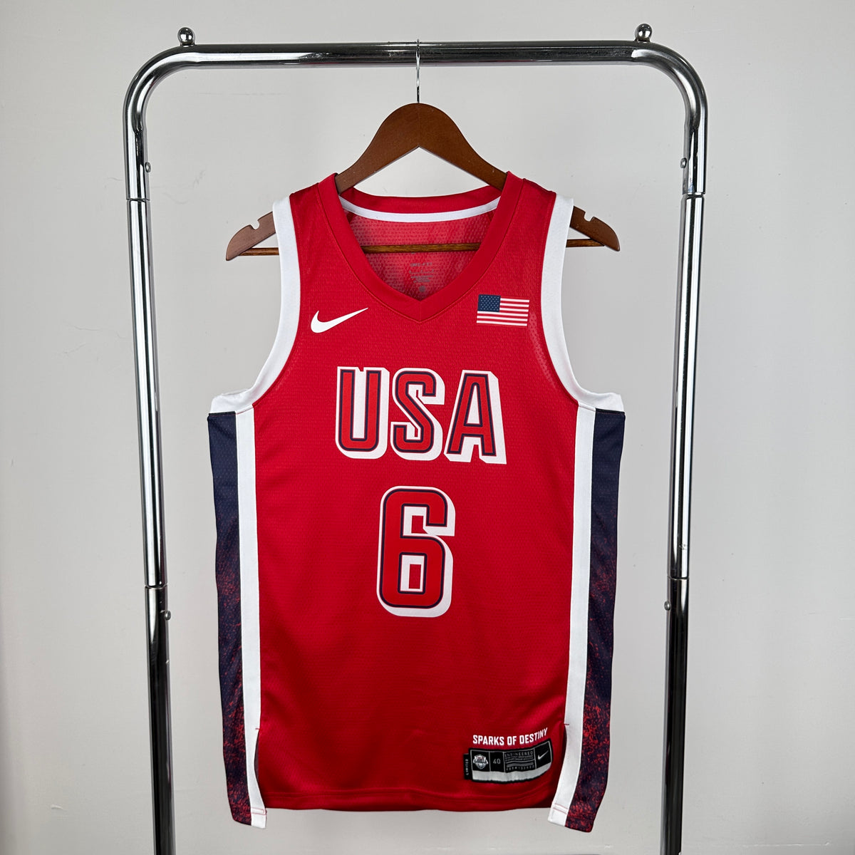 Regata USA Olimpíadas 2024 - Vermelha - LeBron James