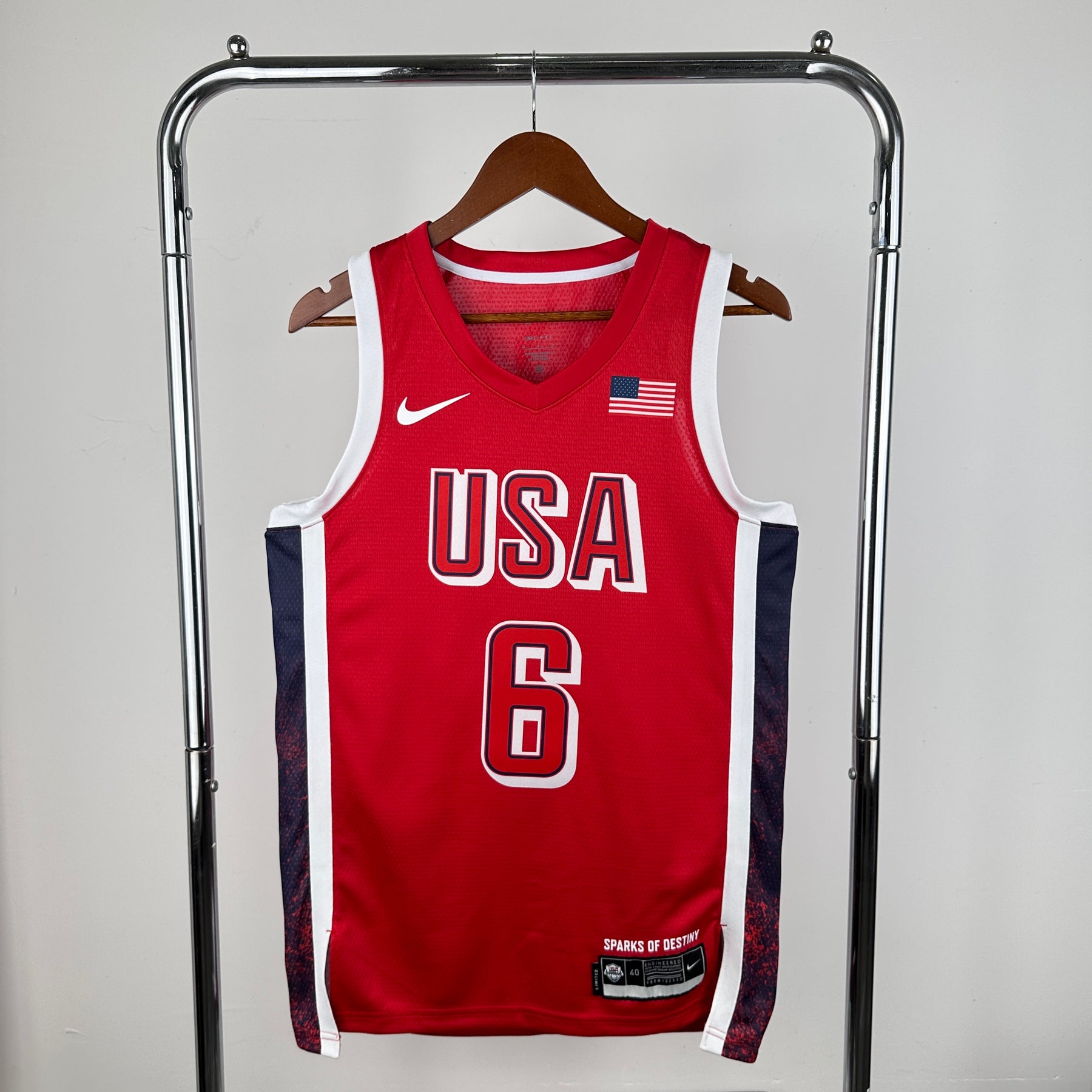 Regata USA Olimpíadas 2024 - Vermelha - LeBron James
