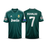 Camisa Retrô Real Madrid Away 2012/13 + Patches Ronaldo 7
