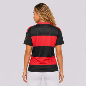 Camisa do Flamengo Feminina Home - 2026 + Kit Patchs Libertadores