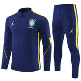 Conjunto de Inverno Brasil Jordan 2026 - Azul e amarelo