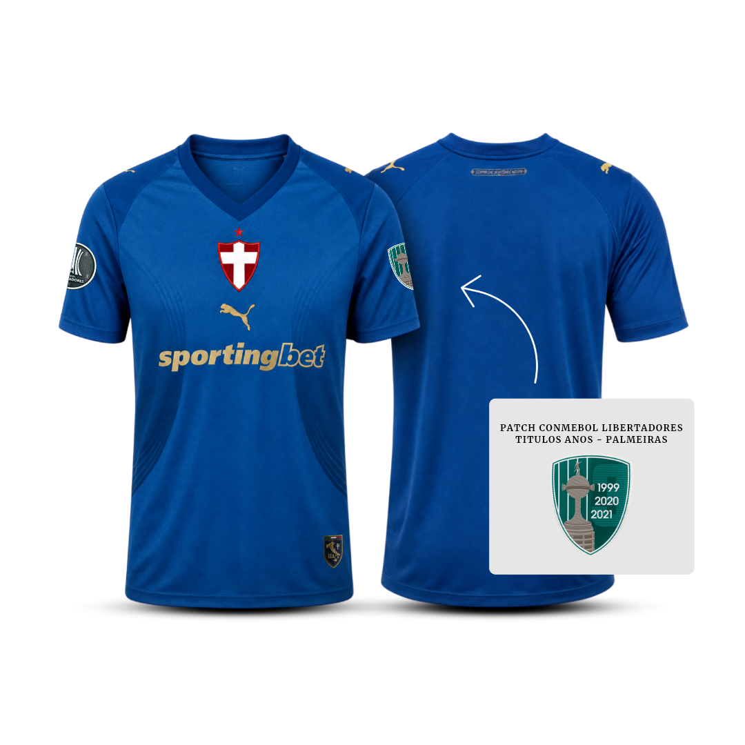 Camisa do Palmeiras Third 2026 + Kit Patch Libertadores - Pronta entrega