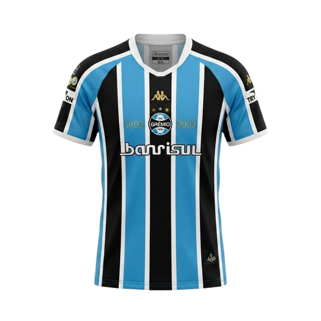 Camisa Grêmio Retrô 2003 - Comemorativa 100 anos